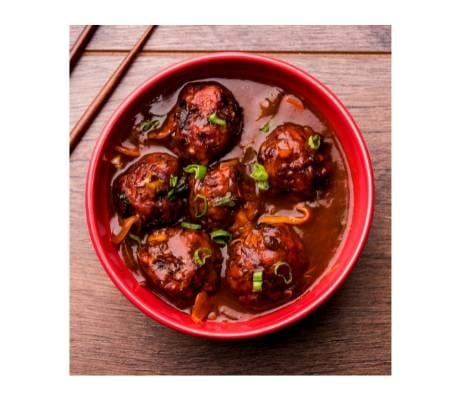 Veg Manchurian (gravy).