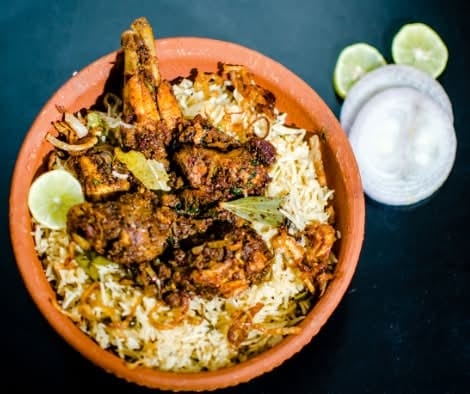 Gongura Chicken Fry Biryani.