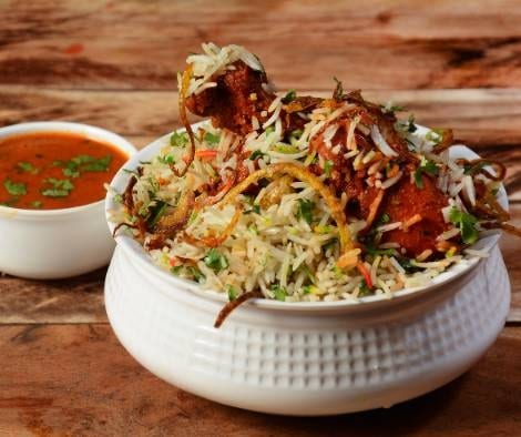 Chicken 65 Pulav.