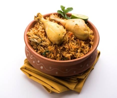 Ulavacharu Chicken Pulav.