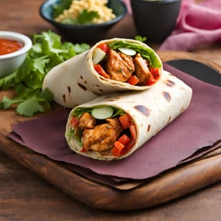 Twisted Tikka Wrap (Chicken)